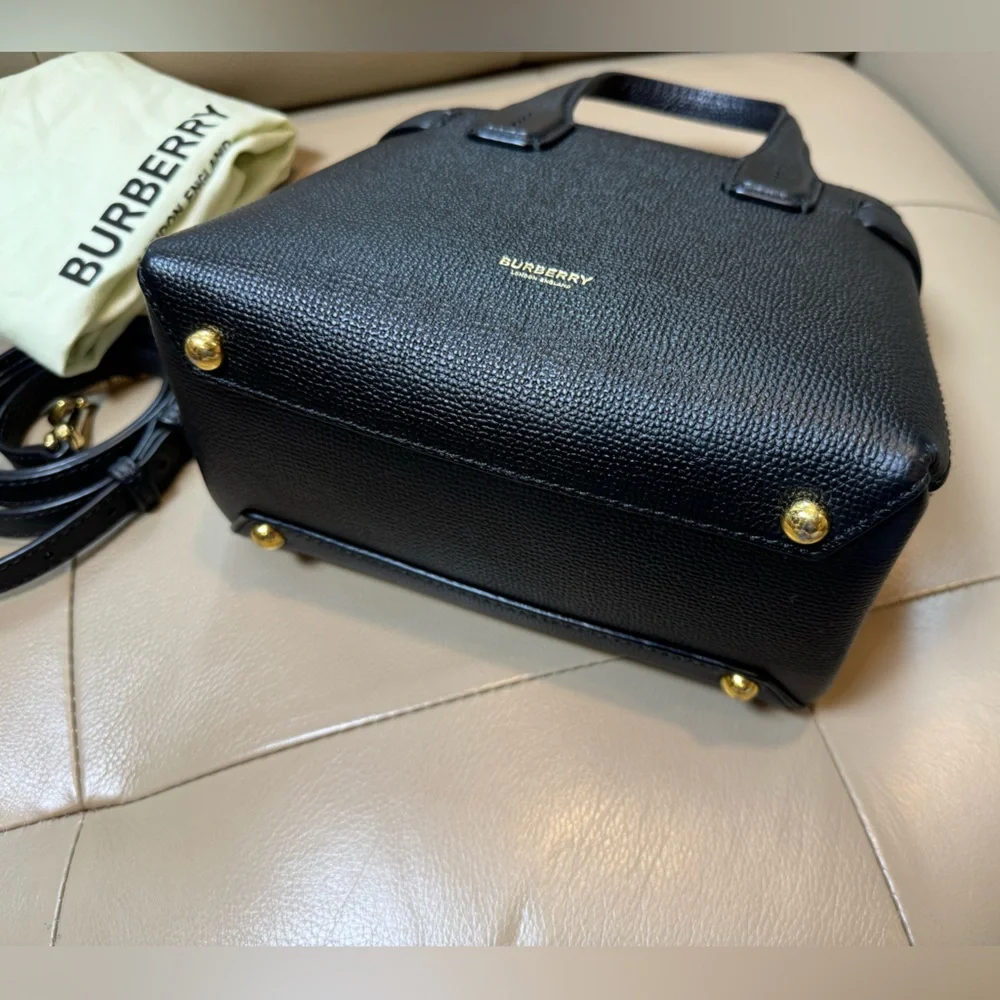 Burberry Banner tote black with nova check - Picture 7 of 10